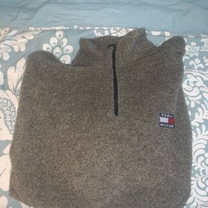 Tommy Hilfiger vintage fleece 1/4 zip sz Large